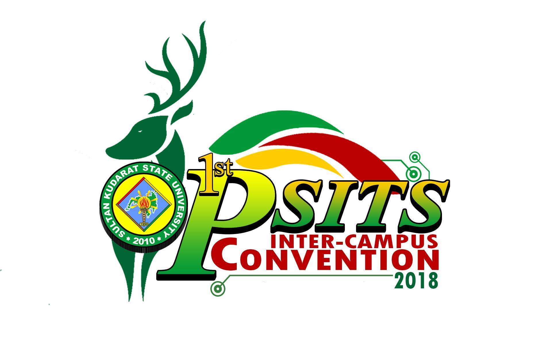 Logo of first PSITS Intercampus Convention of SKSU - Jan 2018